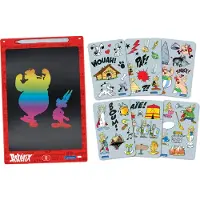 Lexibook Astérix Mehrfarben E-Ink Zeichentablett mit Schablonen 28 cm