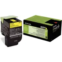 Lexmark 802Y 80C20Y0 GELB TONER - 1000 SEITEN FÜR CX-310DN MFP