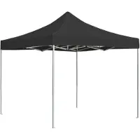 Syfax Profi-Partyzelt Faltbar Aluminium 2x2 m Anthrazit