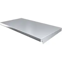Rittal AX 2476.010, Regaloberseite, Edelstahl, Edelstahl, 1 Stück(e), 3,48 kg