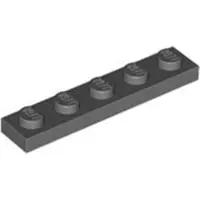LEGO 1x5 Platte 78329 - 50 Stück Dunkles Bläuliches Grau