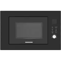 Heinner HMW-BI2360BK, Integriert, Grill-Mikrowelle, 23 l, 800 W, Eingebautes Display, LED