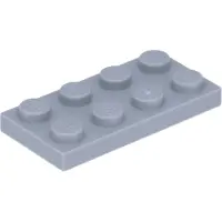 LEGO 100 Stück 3020 Platten Plates 2x4 Part Basic 100 Hellgrau