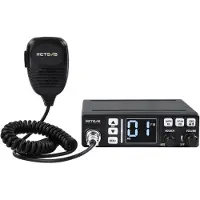 Retevis MB63 CB-Funkgerät, LCD-Display CB Funk, AM/FM, Weitbereich, SQ/ASQ, VOX, EMG CH9/19, Amateurfunkgerät für LKW (1 Stück,Schwarz)