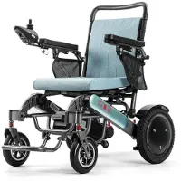 Antar Elektrischer Rollstuhl – Leichter, faltbarer Aluminium-Rollstuhl mit Joystick bis 20 km bis 120 kg