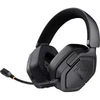 Trust GXT 1493 Ravox Gaming Headset Wireless Bluetooth + 2.4 GHz für PS5 PS4 Switch PC Mobile, 50mm Treiber, 70H Akkulaufzeit, Over-Ear Kopfhörer Kabellos Bluetooth mit Mikrofon, Schwarz