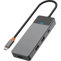 Wiwu - HUB A721HD USB3.1x2+PD(100W)+USB-C(3.1)+SD/TF(3.0)+HDMI (4K60HZ)