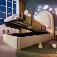 STILVORA 90x200 Polsterbett mit Lattenrost und Stauraum,Kinderbett mit Kopfteil für Jungen und Kinder,Einzelbett PU,schwarz(Ohne Matratze)