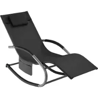 TecTake Sonnenliege Taya, ergonomisch, Schwingfunktion