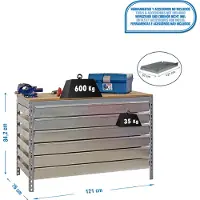 Simonwork (bancos De Trabajo) Bt5 6box Werkbank 842x1210x760 Mm