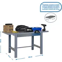 Simonwork (bancos De Trabajo) Bt6 Box Werkbank 830x1500x730 Mm