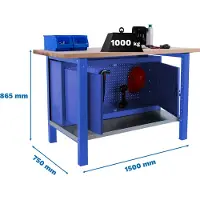 Simonwork (bancos De Trabajo) Bt6 Pro Werkbank 865x1500x750 Mm