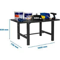 Simonwork (bancos De Trabajo) Bt6 Metallregal 830x1800x730 Mm