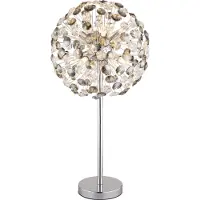 Globo Lighting Tischleuchte Metall verchromt, 8x G9 LED