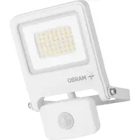 Osram Außenstrahler ENDURA FLOOD, weiß, Sensor 30 W 830 IP44 FLOOD, weiß / opal, Aluminium