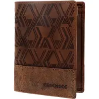 Chiemsee Leder Geldbörse Mexico Wallet High With Flap Brown braun
