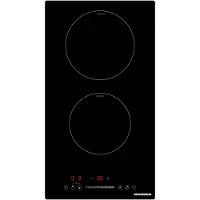 Heinner HBHI-M2ZBSTC, Schwarz, Integriert, 28.8 cm, Zonen-Induktionskochfeld, Glas, 2 Zone(n)
