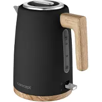 Concept ELWOOD elektrischer Wasserkocher Edelstahl 1,7 l Wasserstandsanzeige RK3316