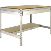Proregal Werkbank BUFFALO mit Schubfach | HxBxT 84x90x61cm | Traglast 400kg | Verzinkt