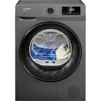 Bomann Wärmepumpentrockner 8kg | kein Wasseranschluss nötig | Trockner m. Antiknitterfunktion | Wäschetrockner 15 Programme | Kondenstrockner | umweltfreundliches Kühlmittel R290 | WPT 7154 titan