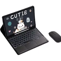 INF Bluetooth-Tastatur und -Maus für Samsung Galaxy Tab Samsung Galaxy Tab S7+/S8+/S7FE 12,4 Zoll