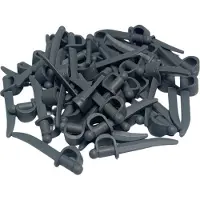 LEGO Piraten Säbel Dunkelgrau für Minifiguren - 2530 NEU! Menge 100x