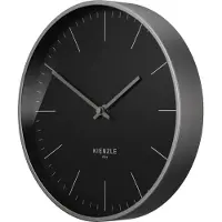 KIENZLE Funkwanduhr Modern 25 cm geräuschlos mit DCF-Signal, Stahlrahmen, anthrazit