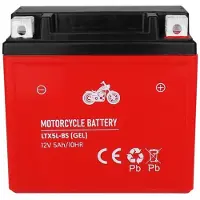 Lamex Gel-Batterie Motorrad 12V 5Ah LTX5L-BS