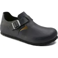 Birkenstock London Oiled Leather Narrow Fit - Schwarz, 2,5
