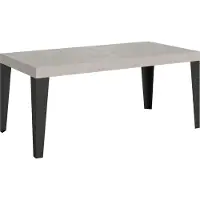 Itamoby Ausziehtisch 180/284x90 cm Flame Cashmere Anthrazit Beine