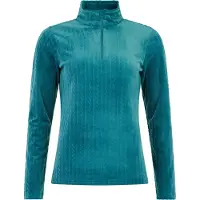 Protest Skipullover Gail 1/4 Zip Active Top Damen Rainstorm Blue-M