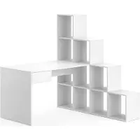 Vicco Eckschreibtisch Sarah Weiß 139 x 142.4 cm, Model 35077