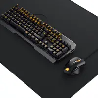 Titanwolf Tastatur-, Maus- und Mauspad-Set, (Spar-Set, 3 St), Mechanisches Keyboard, Mouse & XXXL Mousepad Gaming Bundle