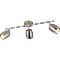 TRIO Reality Deckenstrahler 3er Spot Nancy GU10 nickel matt