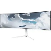 AROZZI Nova 49" Gaming Monitor - Gebogen - DQHD VA - 165Hz - USB-C - Weiß