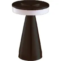 Luxus Europe - Tischlampe Touch Nina Schwarz - Kabellose LED-Tischlampe für den Innenbereich – USB-C wiederaufladbar