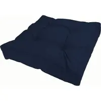 Pokar Loungekissen Sitzkissen Sitzauflagen Stuhl Stuhlkissen für Stuhl, Farbe:Dunkelblau, Size:Sitzkissen 60x60