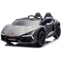 Es-toys Lamborghini Revuelto – lizenziertes Elektroauto mit 24V-Antrieb, 2-Sitzer – 2.4G+EVA+Ledersitz