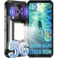 Oukitel WP56 (5G - 6.8" - NFC - 512 Go, 12 Go RAM - 16 000 mAh) Noir