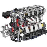 Mould King 10087E - Vierzylinder-Benzinmotor ()