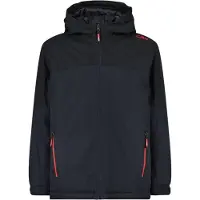 CMP KID JACKET FIX HOOD ANTRACITE-NERO