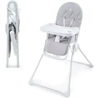 Kinderkraft Binci Hochstuhl, Light Grey