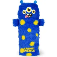 Legami - Super weiches Federmäppchen, Monster-Motiv, weiches Federmäppchen, Karton mit Malvorlage inklusive, 100% Polyester, Super Soft Pencil Case.