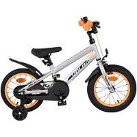 Volare Rocky Kinderfahrrad - Jungen - 14 Zoll - Grau