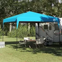 vidaXL Langlebig Pop-up Pavillon Zelt Blau 300 x 300 cm Stoff - Pavillons & Partyzelte Octo3715638 1parcel