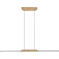 Rabalux 72084 Pendelleuchte Tamur, 26W, 4000K, 2250lm-Holz, braun-weiß, neutralweiß, Modern