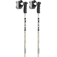 LEKI Skistöcke Detect S Warm Unisex Grey/Light Warm Grey/Dark Black-130 cm