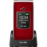 Beafon SL605, Klappgehäuse, Single SIM, 6,1 cm (2.4"), 1,3 MP, 1050 mAh, Rot