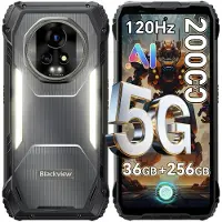 Blackview 2026 Blckview XPLORE 2 5G eSIM Ohne Vertrag Outdoor Handy,36+256GB,Dimensity 8300/120W,20000 mAh, 50MP+20MP, Infrarot-Fernbedienung,NFC/IP69K