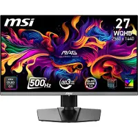 MSI MAG 272QP QD-OLED X50, 67,3 cm (26.5"), 2560 x 1440 Pixel, Wide Quad HD, QD-OLED, 1 ms, Schwarz